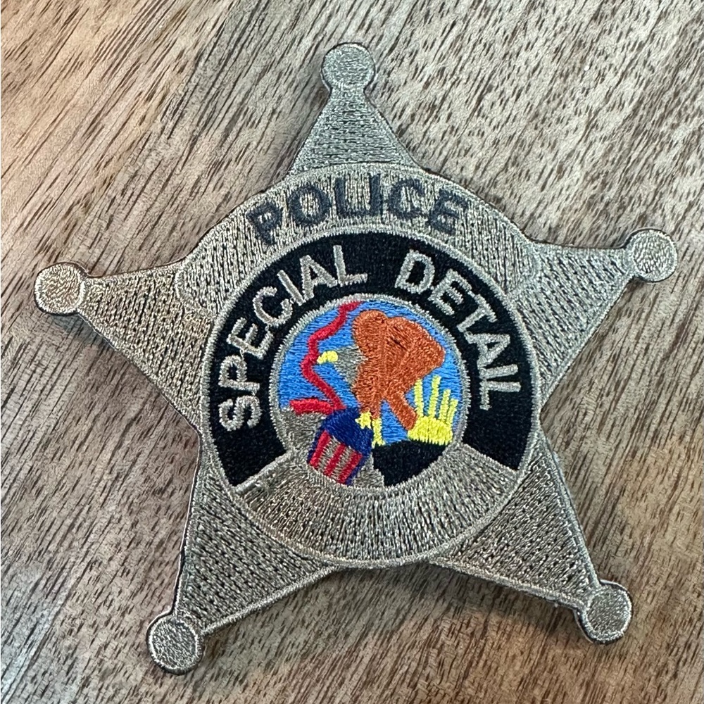 Colorful Police Star Patch